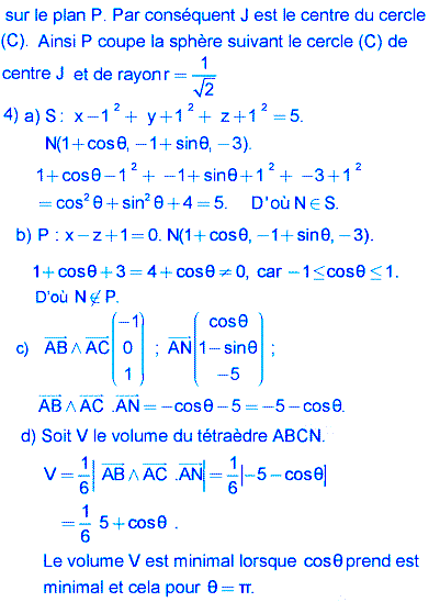 solution Bac Tunisien 4ème Sc. techniques Session principale 2016 (image3)