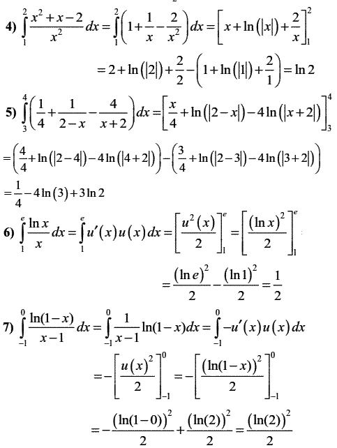 solution Intégrales et fonction ln (image2)