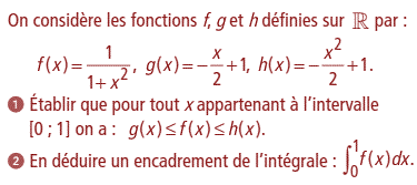 exercice Integrales et inégalités (image1)