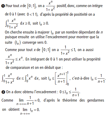 solution Convergence d'une suite integrale (image1)