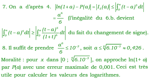 solution Approcher ln(1+x), Antilles juin 2004 (image3)