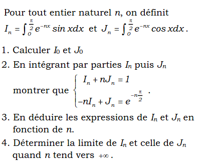 exercice Integration par parties (3) (image1)