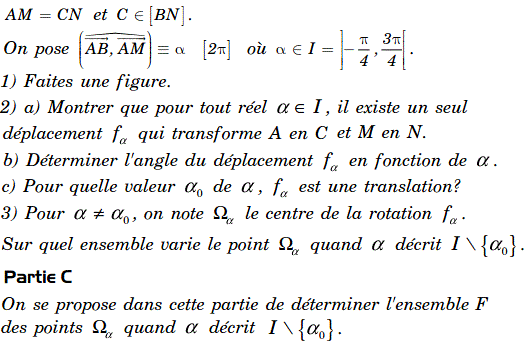 exercice Un Problème sur les isométries (Inédit) (image2)