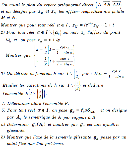 exercice Un Problème sur les isométries (Inédit) (image3)