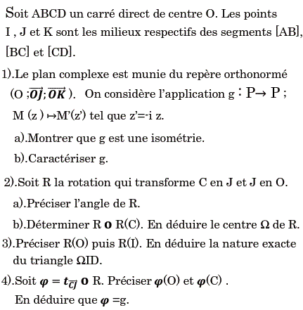 exercice Isométrie et déplacements (image1)