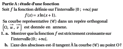 exercice Liban Mai 2006 S - Log , integrale, Suite (image1)