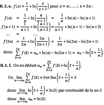 solution fonction logarithme, suite et integrale (image4)