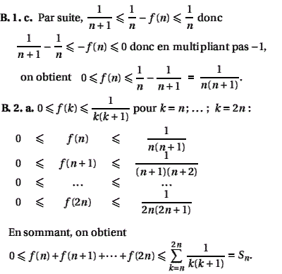 solution fonction logarithme, suite et integrale (image2)