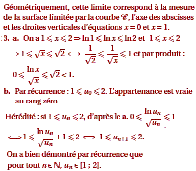 solution Polynesie septembre 2004 S - Fonction ln et suite (image4)