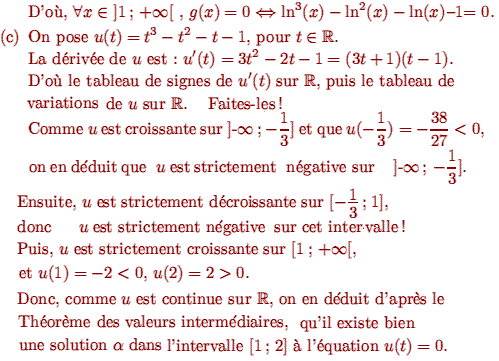 solution Amerique du nord Mai 2008 S - Etude d'une fonction (image3)