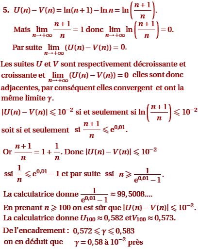 solution Antilles Juin 2005 S - Suite (sommation) (image3)