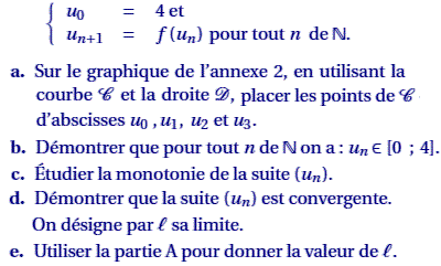 exercice France S Juin 2007 - Etude d'une fonction et suite (image3)