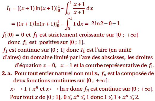 solution Baccalauréat S Pondichéry 21 avril 2010 - Suite in (image2)