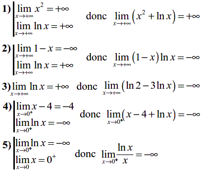 solution Calculs de limites (image1)