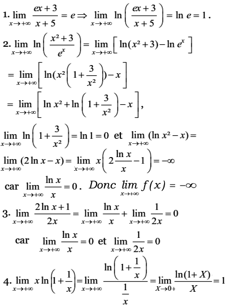 solution Calculs de limites (image1)