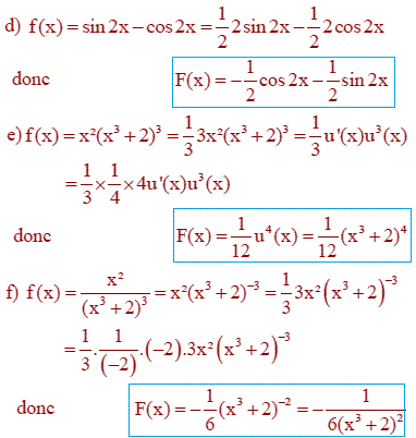 solution Calculs de primitives (3) (image2)