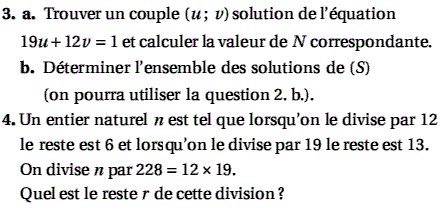 exercice 2006 juin France S - théorème de Bézout et théorèm (image2)