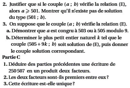 exercice Centres étrangers juin 2005 TS - Congruence (image3)