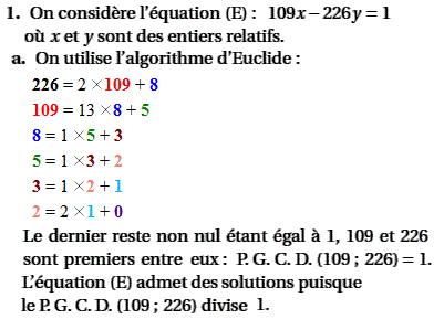 solution Liban juin 2005 TS - Equation dioph. et algorithme (image1)