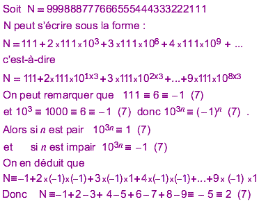 solution Congruence et divisibilité (image1)