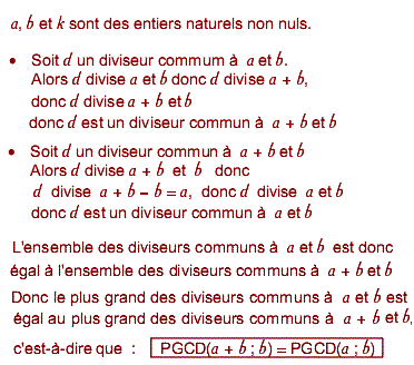 solution Une propriété du plus grand commun diviseur (image1)