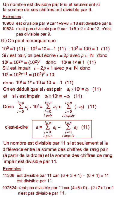 solution critères de divisibilité et congruence (image3)