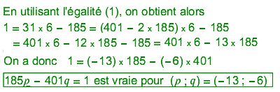 solution Algorithme d'Euclide et plus grand commun diviseur (image3)