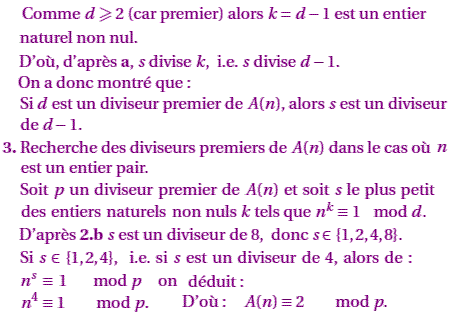 solution Bac S Amerique du sud novembre 2010 - Divisibilité (image3)