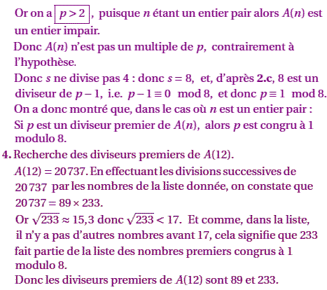 solution Bac S Amerique du sud novembre 2010 - Divisibilité (image4)