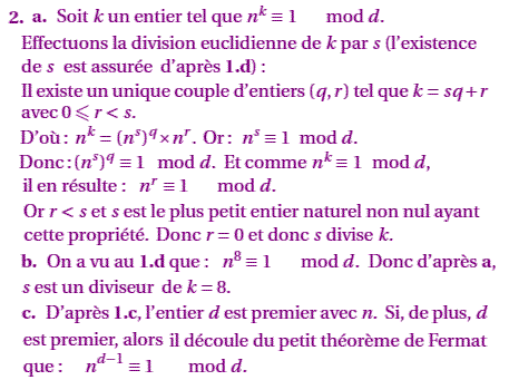 solution Bac S Amerique du sud novembre 2010 - Divisibilité (image2)