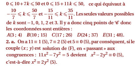 solution Bac S Antilles G - Congruence et résolution d'équa (image3)