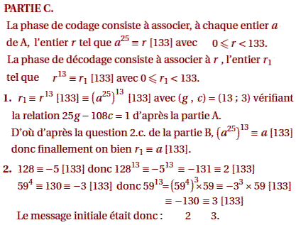 solution Baccalauréat S Polynésie juin 2012 - Codage d'un m (image3)