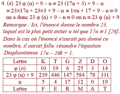 solution Codage d'un message (image5)