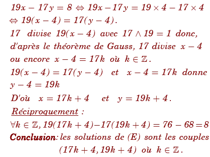 solution Bac blanc 4M 2010 Lycée de Sbeitla - Congruence, d (image2)