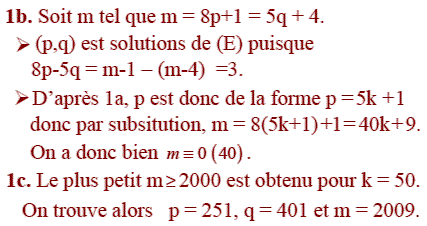 solution Baccalauréat S France Métropole juin 2009 - Equ di (image2)