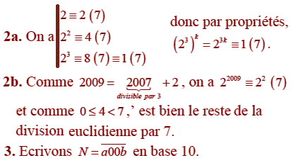 solution Baccalauréat S France Métropole juin 2009 - Equ di (image3)