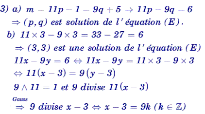 solution Congruence et équation diophantienne (image4)