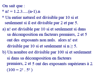 solution Divisibilité et congruence (image1)