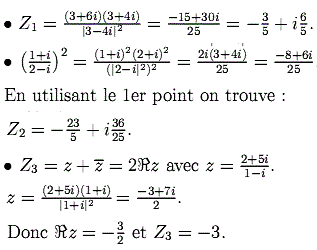 solution Mettre sous forme algébrique (image1)