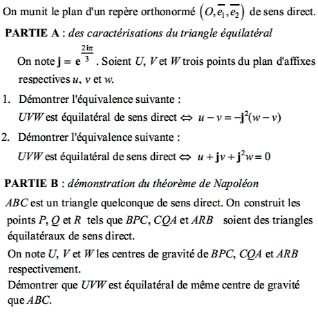 exercice Théorème de Napoléon (image1)