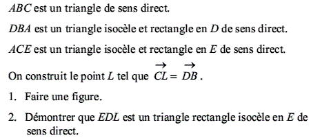 exercice Rotaion et translation (image1)