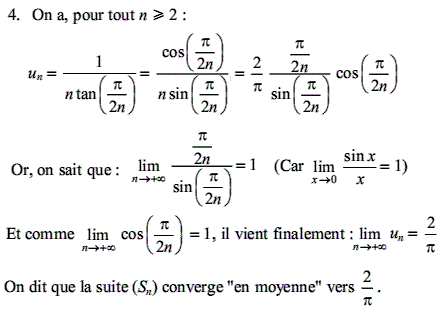 solution Nombres complexes et suites (image2)