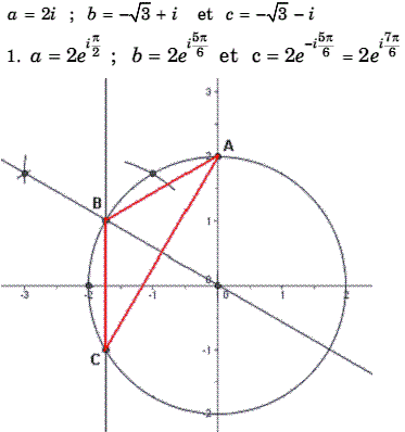 solution Formes algébrique et exponentielle  (image1)