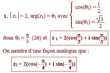 solution forme trigonométrique (image1)