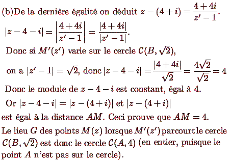 solution Forme algébriques et lieux de points (image5)