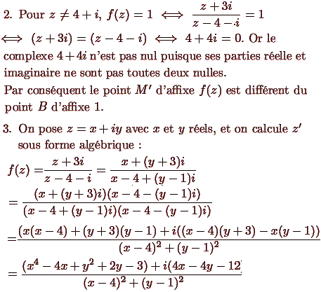 solution Forme algébriques et lieux de points (image2)