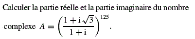 exercice Forme algébrique  (image1)