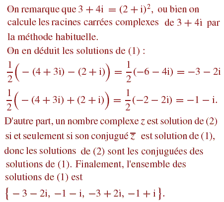 solution Equation de degré 4 (image2)