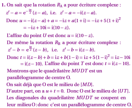 solution Bac S Amerique du sud novembre 2010 (image1)