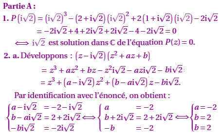 solution Baccalauréat S Nouvelle Calédonie Mars 2012 (image1)